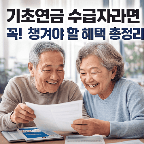 기초연금 수급자라면 꼭 알아야 할 혜택 총정리