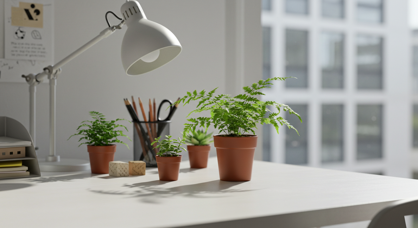 사무실 식물 인테리어