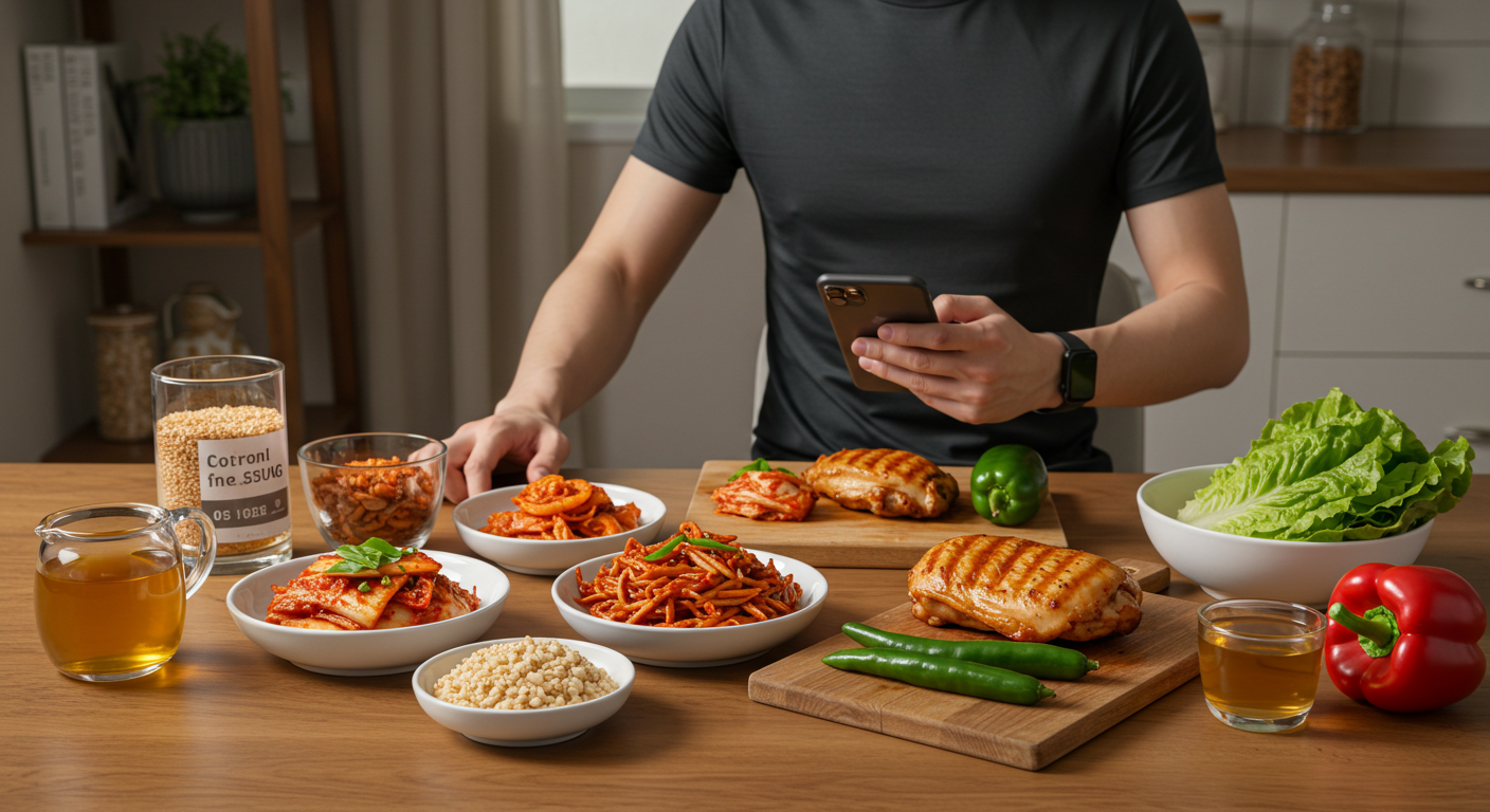 한국과 미국 피트니스 트렌드 관련 사진