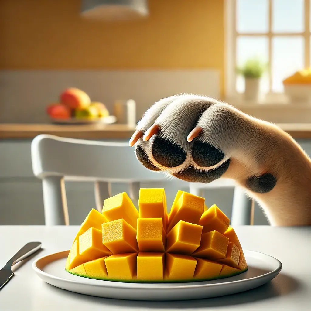 건강한 간식으로 사랑받는 강아지 망고 먹이기 가이드