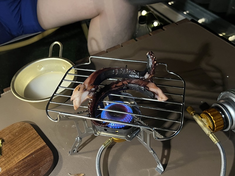 찜망을 활용한 가문어 직화구이