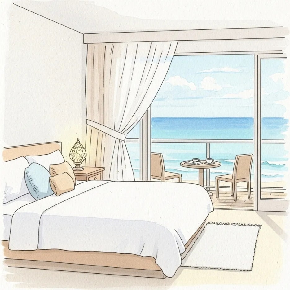 바다가 보이는 이시가키 리조트 객실