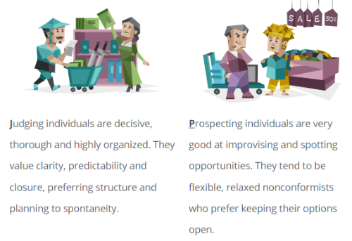 J (판단) - P (인식)