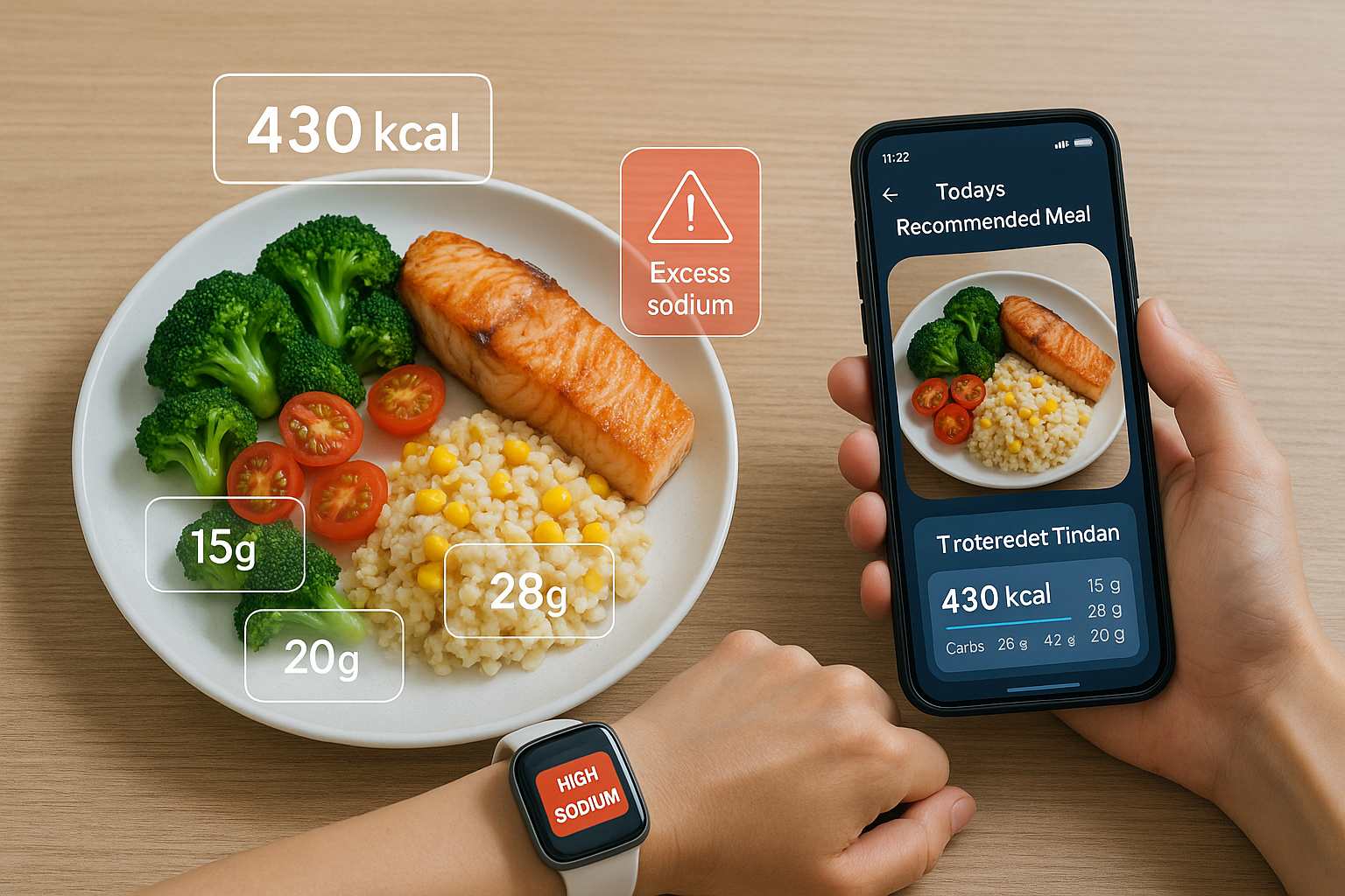 "스마트푸드와 AI 식단관리"에 대한 이미지입니다.