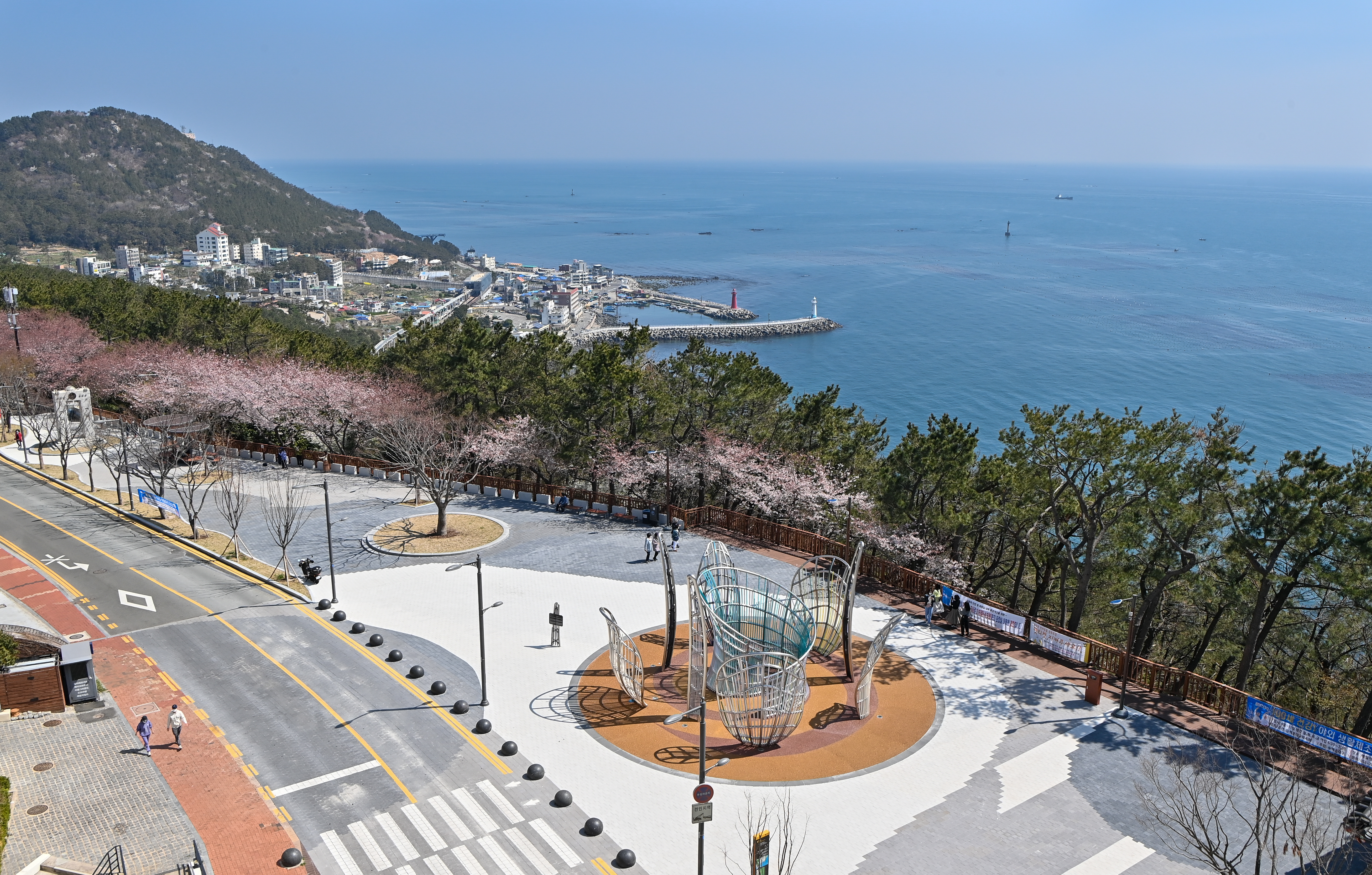 바다가 내려다보이는 해운대