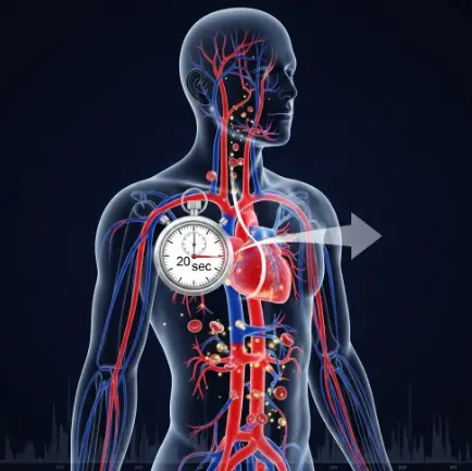 피가 한 바퀴 도는데 걸리는 시간