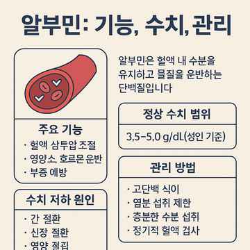 알부민 이미지