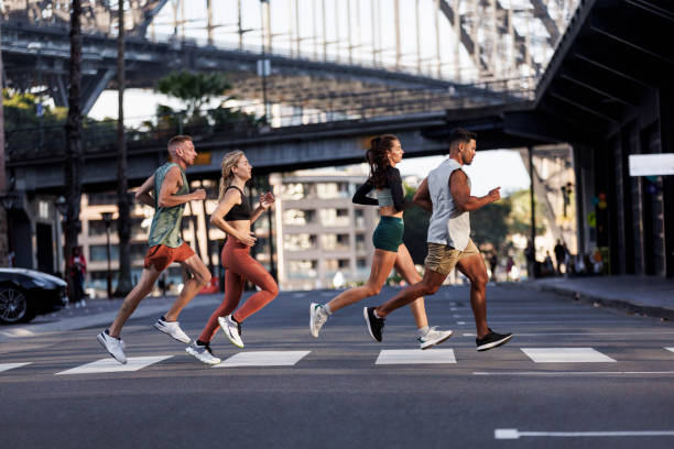 러닝 크루들간의 러닝