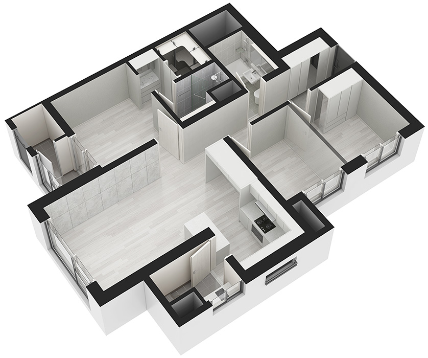 연신내 양우내안애 퍼스티지 평면도 59B