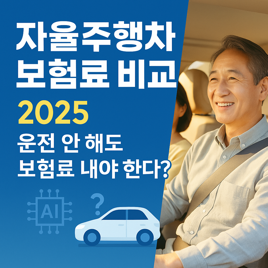 자율주행차 보험료 비교 2025