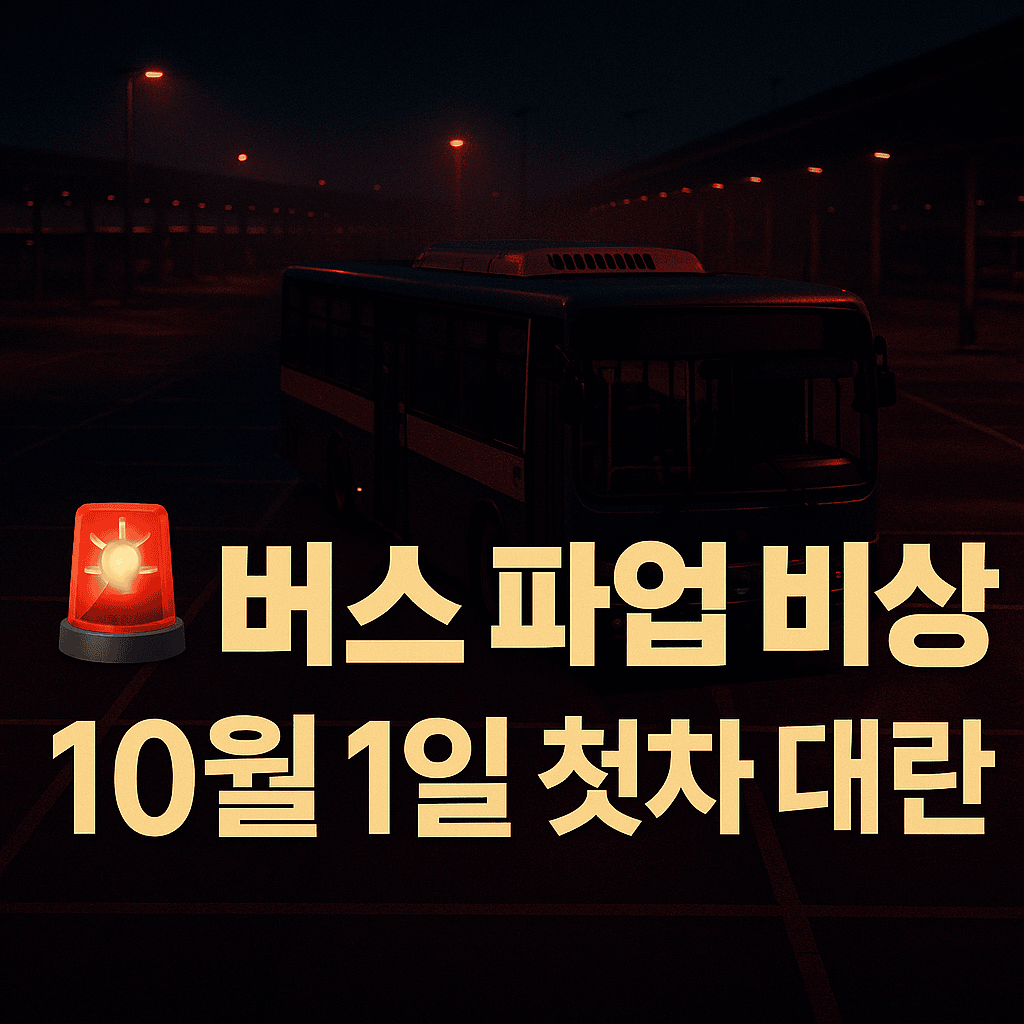 10월1일 버스파업