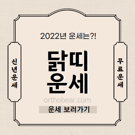 2022년 닭띠 운세