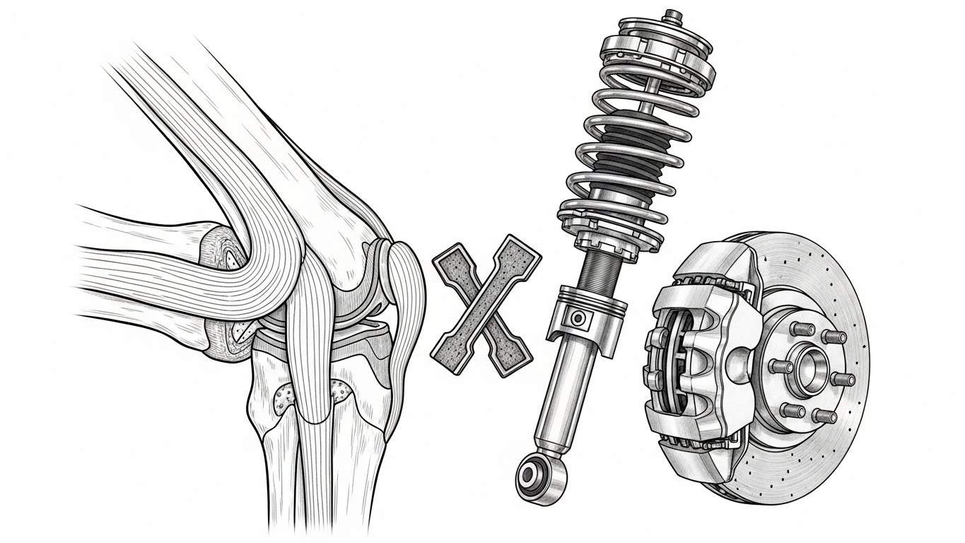 계단 내려갈 때 무릎이 시큰거리는 진짜 이유