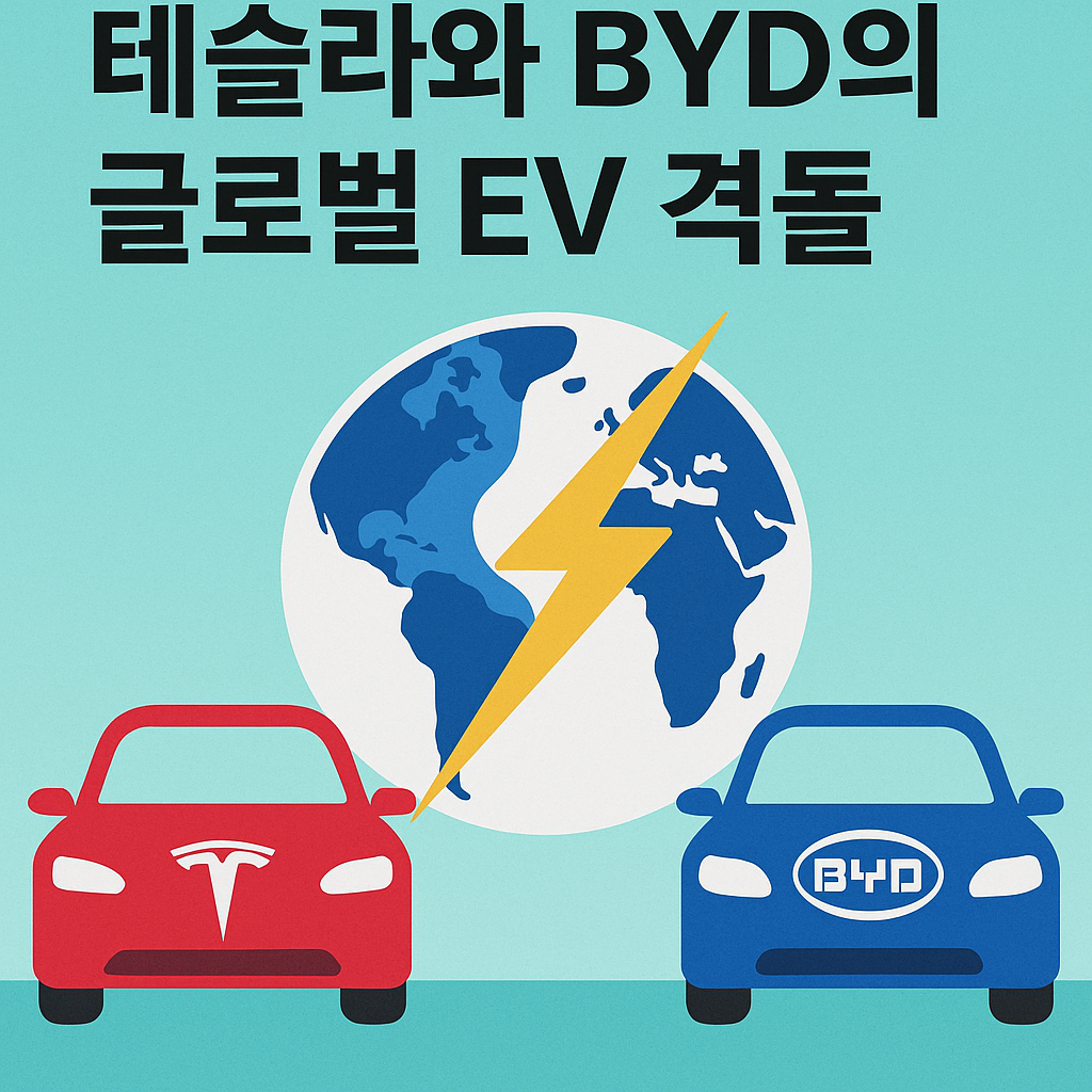 테슬라와 BYD의 글로벌 EV 격돌
