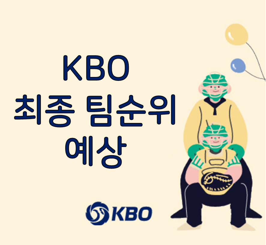KBO 최종 팀순위 예상
