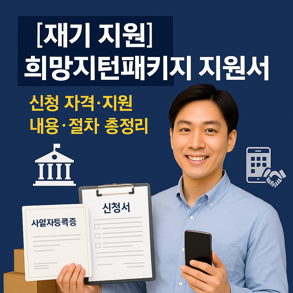 [재기 지원] 희망리턴패키지 지원사업 ｜ 신청 자격&middot;지원 내용&middot;절차 총정리