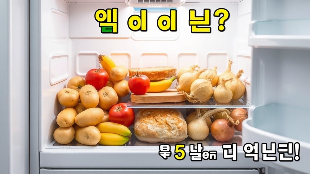 냉장고에 넣으면 오히려 맛이 사라지는 음식 TOP5