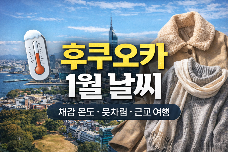 후쿠오카 1월날씨