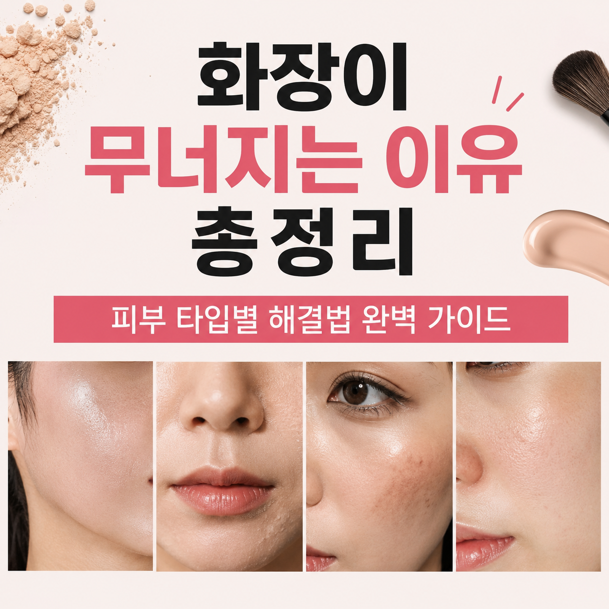 화장이 무너지는 이유