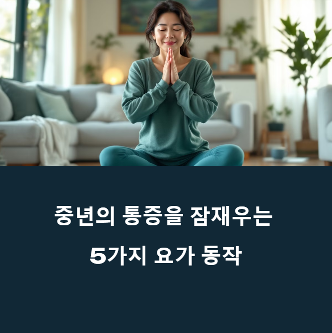 요가 시작 2주 만에 통증이 사라졌다! 중년 초보자를 위한 기적의 5가지 동작에 대한 이미지