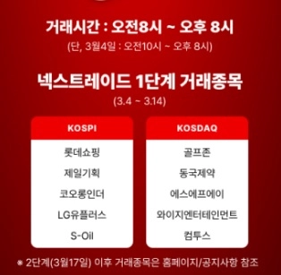 1단계 거래종목