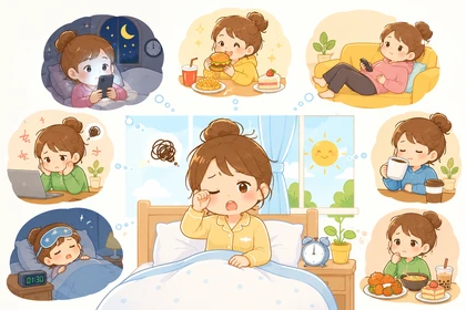 아침 피곤함 생활 관리 인포그래픽6