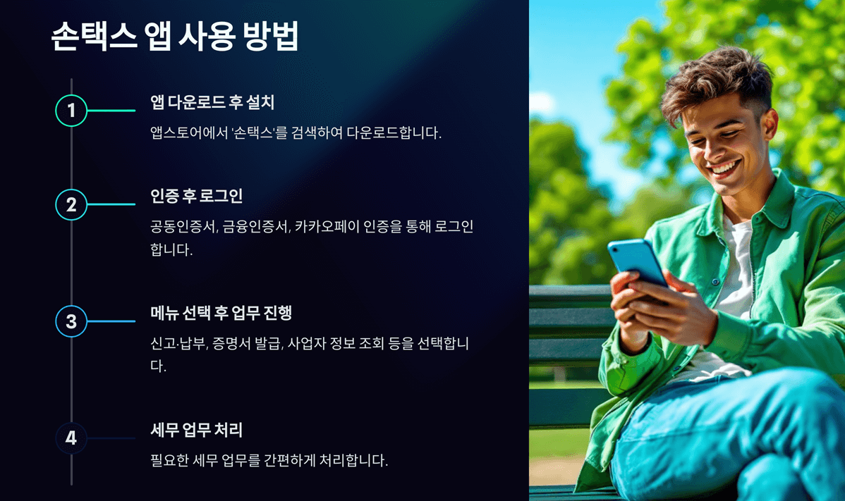 국세청 홈택스 홈텍스 바로가기 (홈페이지 & 앱 이용방법)