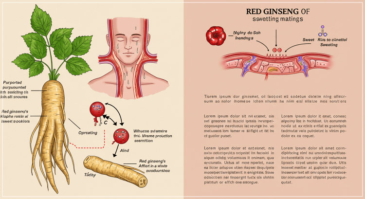 땀샘 진정 홍삼 효과
