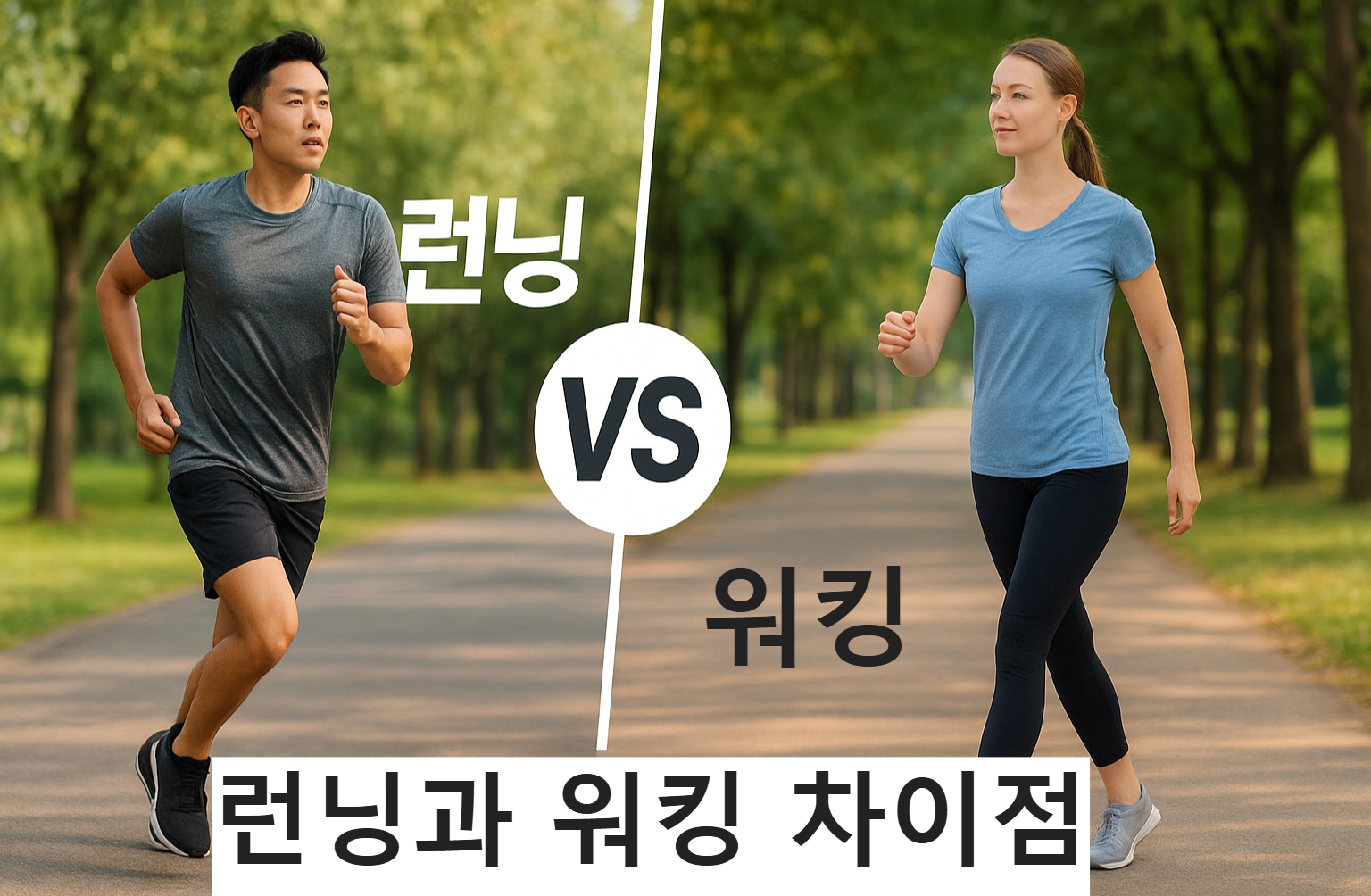 런닝과 워킹
