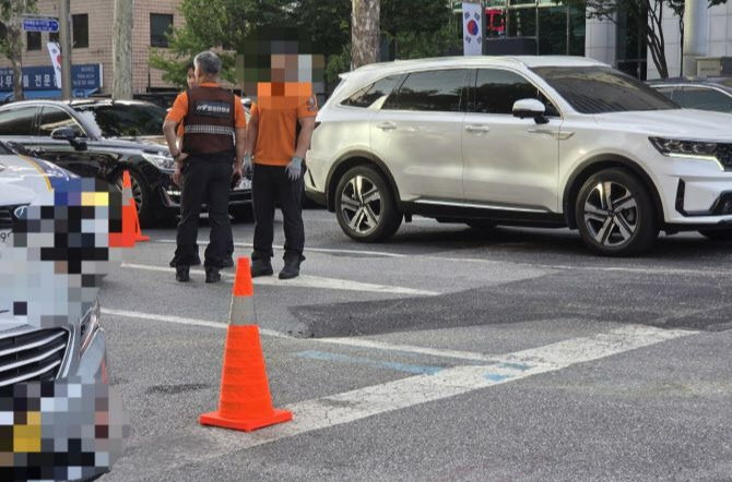 싱크홀이 발생한 위치와 상황