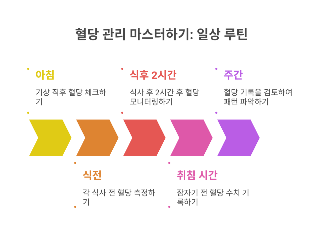 실전 혈당 체크법과 기록 노하우