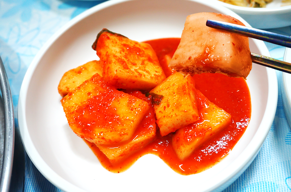 강화도 꽃게 맛집 성안정 꽃게전문의 순무김치