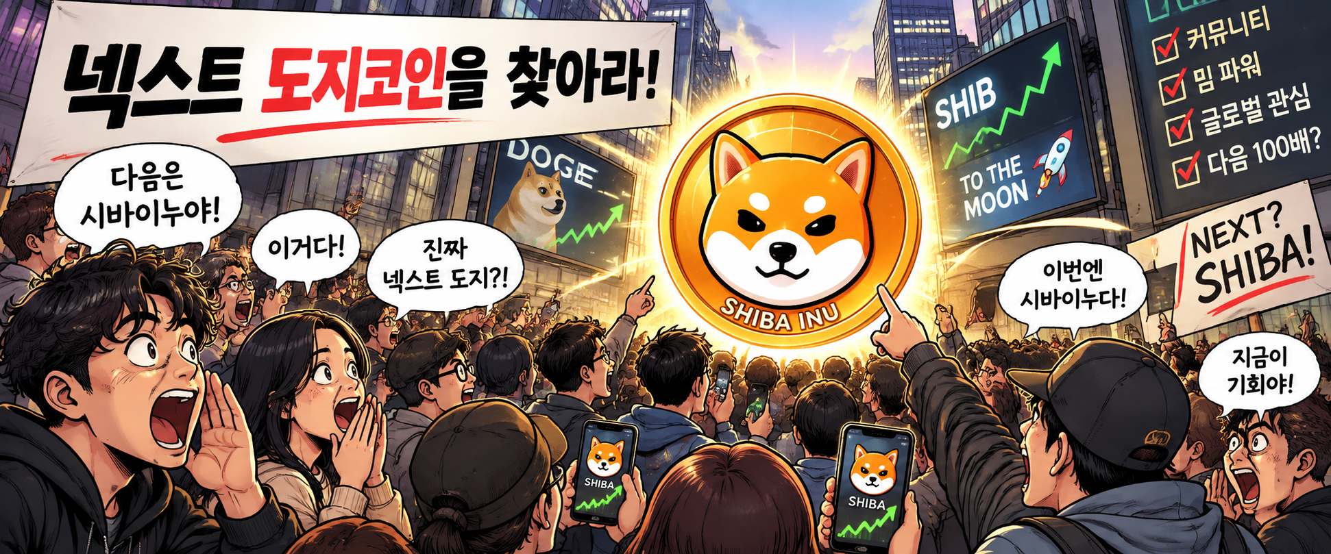 넥스트 도지코인을 찾아라