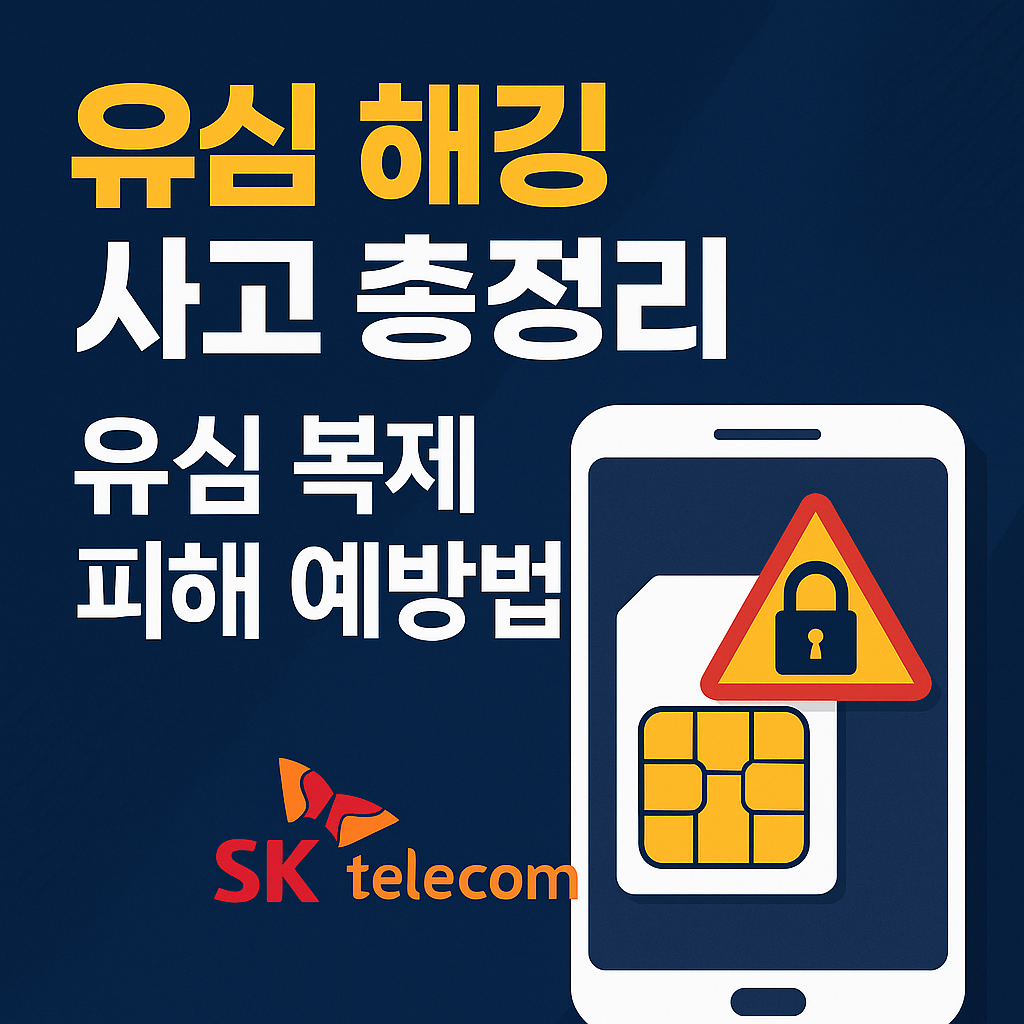 2025년 SK텔레콤 유심 해킹 사고 정리! 유심 복제 피해 사례, SKT 대응 조치, 이용자 보안 대책까지 한눈에 확인하세요. 유심보호서비스 가입 방법도 안내합니다.