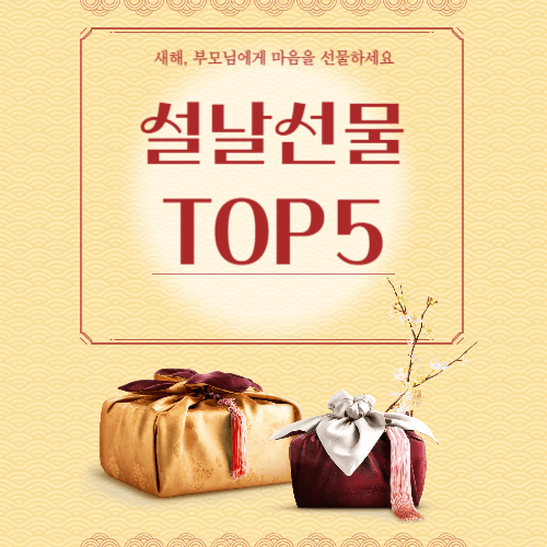 설날 선물 추천 순위 TOP 5