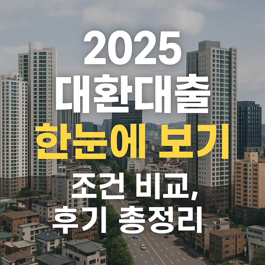 2025 대환대출 한눈에 보기