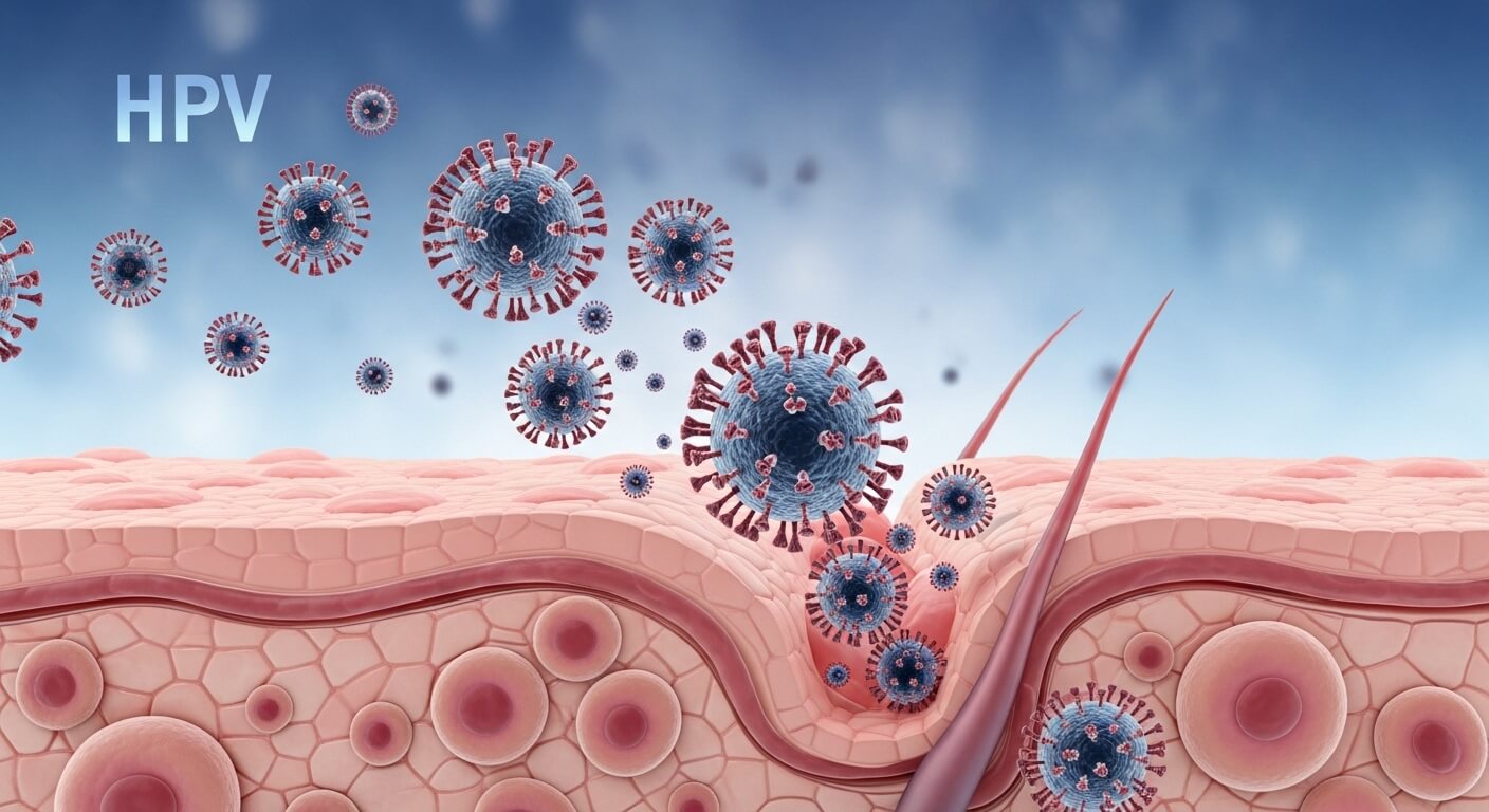 편평사마귀가 생기는 원인