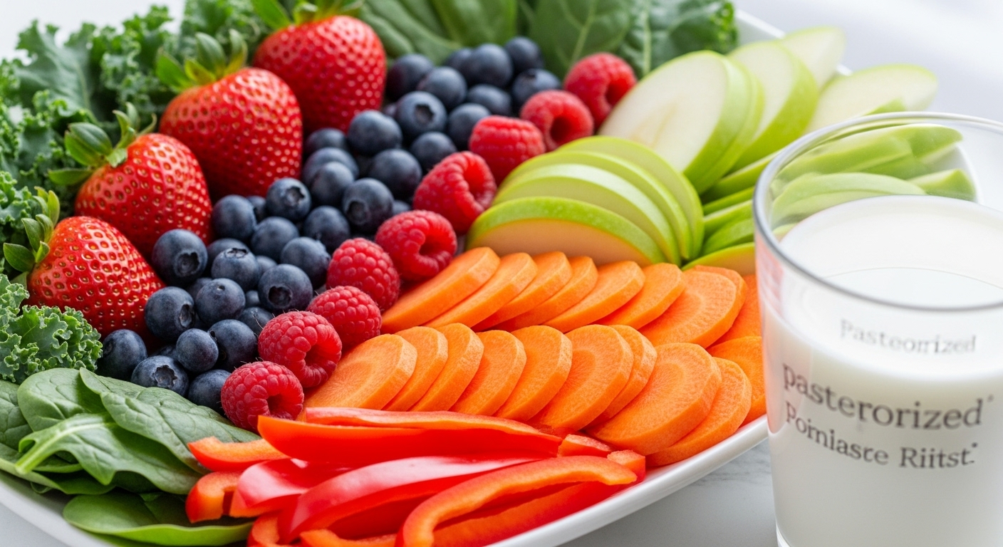 날생선, 날계란 등 임산부가 피해야 할 날것의 음식들.