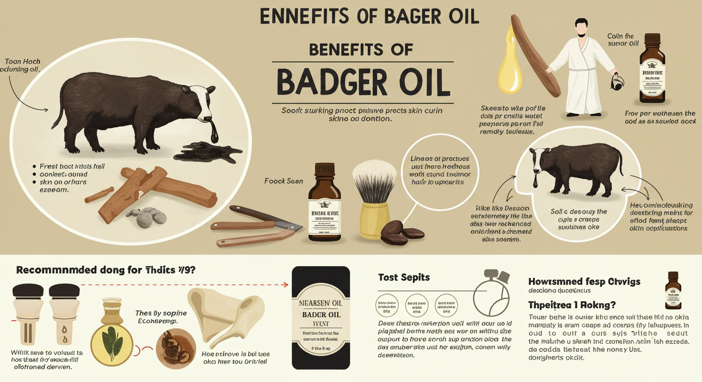 오소리기름 복용 방법, 어렵지 않아요