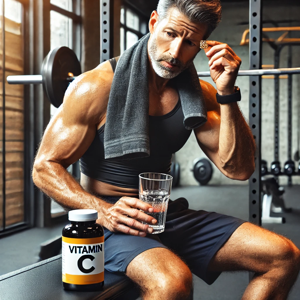 비타민C 메가도즈와 운동 효과 관련 이미지