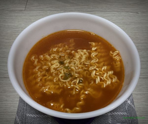 오뚜기 라면비책 김치찌개면 라면 2022년 6월 조리 후