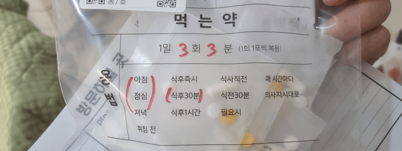약 3일치