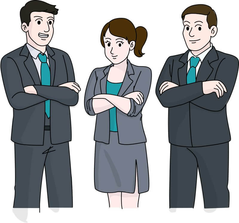 웃고있는-신입직원들