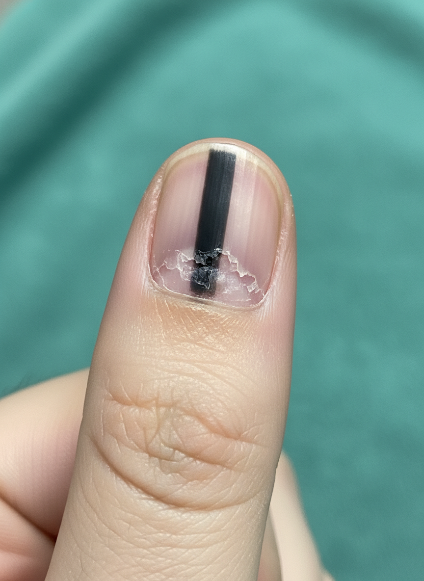 손톱 검은세로줄&amp;#44; 설마 했더니 흑색종 의외로 흔한 원인 3가지