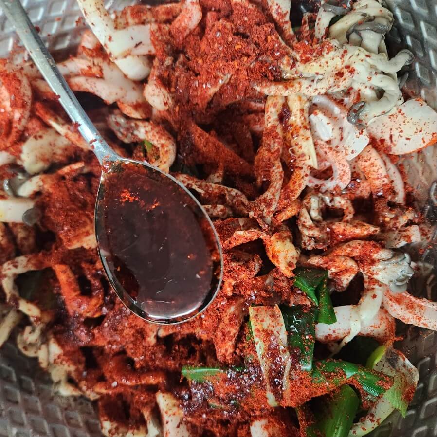 육개장 간 맞추기