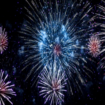 불꽃 터지는 모습