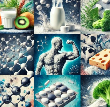 칼슘을 대표하는 모습