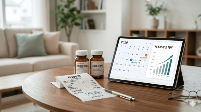 2026 고지혈증 약제비 서류와 약병