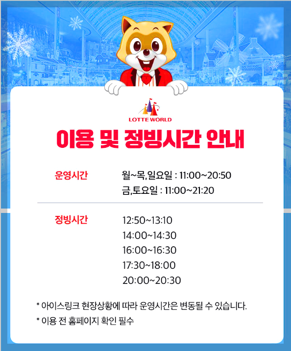 롯데월드 아이스링크