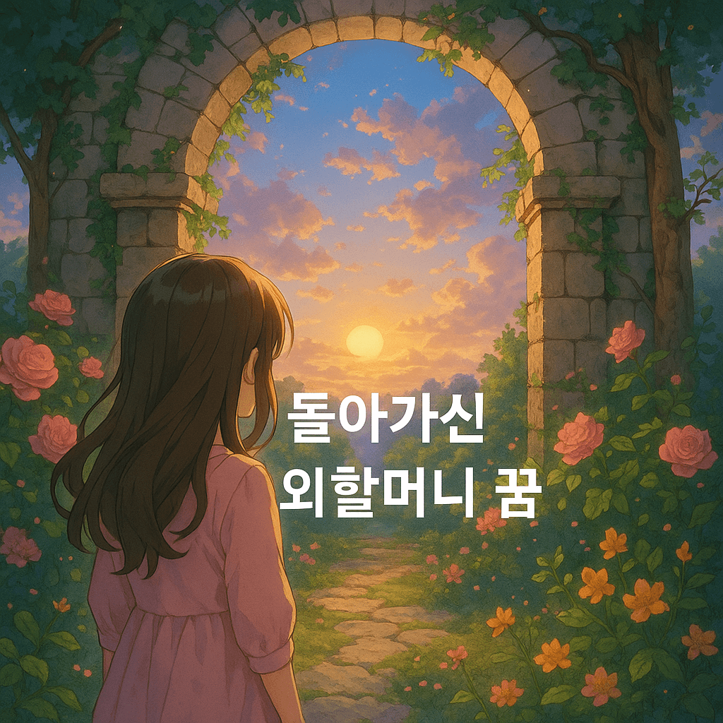 돌아가신 외할머니 꿈 해몽